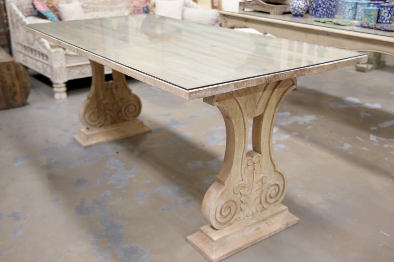 French Carved Dining Table